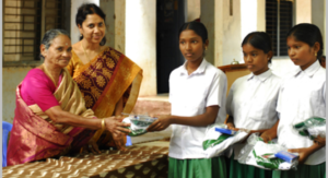 Distribution of School Badge, School Belt and Tie